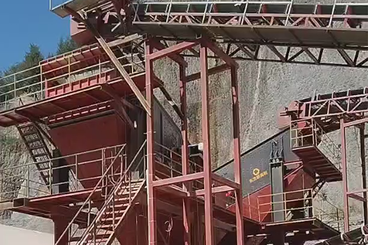 湖北省恩施市時產(chǎn)350噸石灰石生產(chǎn)線