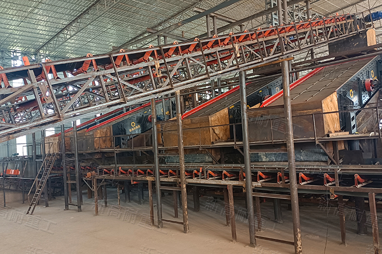 廣東省恩平市時產(chǎn)1500噸陶瓷原料破碎制砂生產(chǎn)線